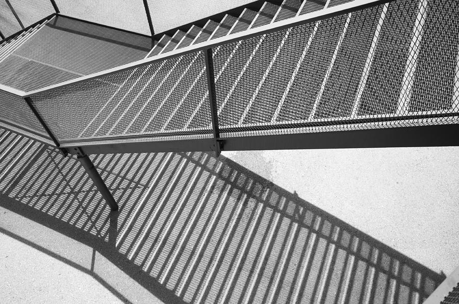 Staircase With Shadow Photograph by Chevy Fleet