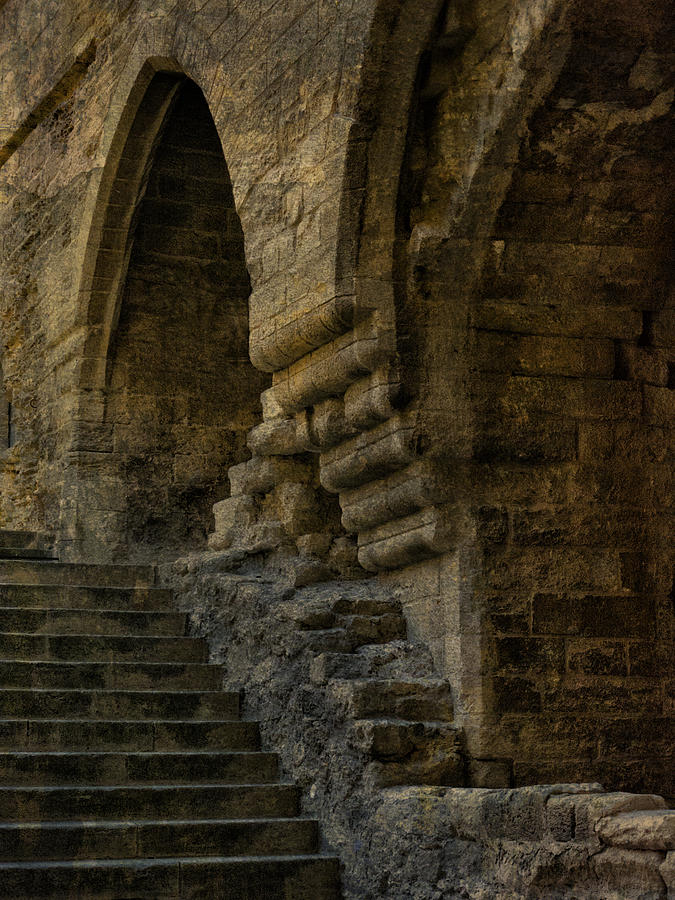 Stairs and Arches Photograph by Bob Coates