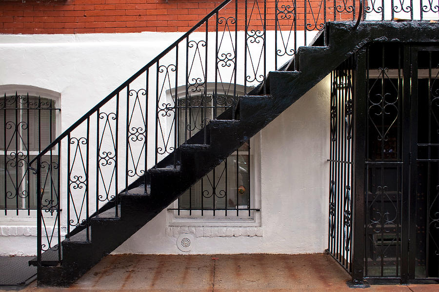 Stairs and Ironwork Photograph by Cornelis Verwaal
