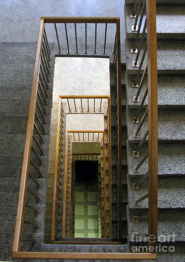 Architecture Photograph - Stairs by Ausra Huntington nee Paulauskaite