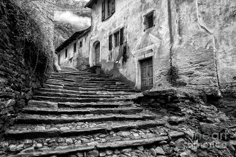 Stairs To Lavertezzo Photograph by Timothy Hacker