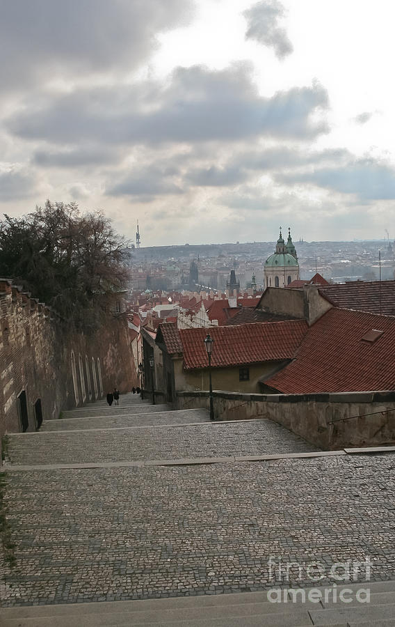 Stairs to Prague Photograph by Elvis Vaughn