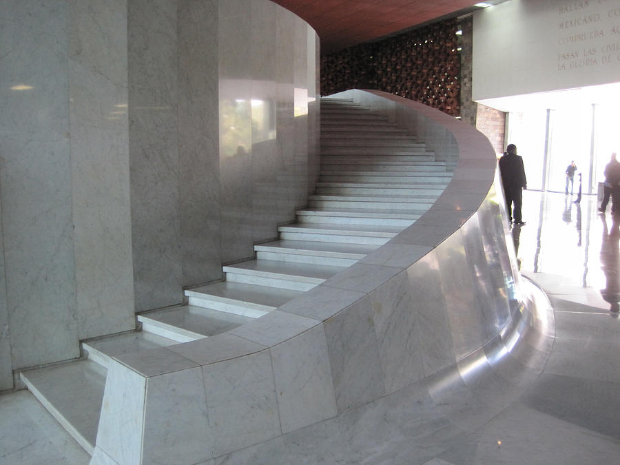 Stairway Museo Antropologia Photograph by Jessica Levant