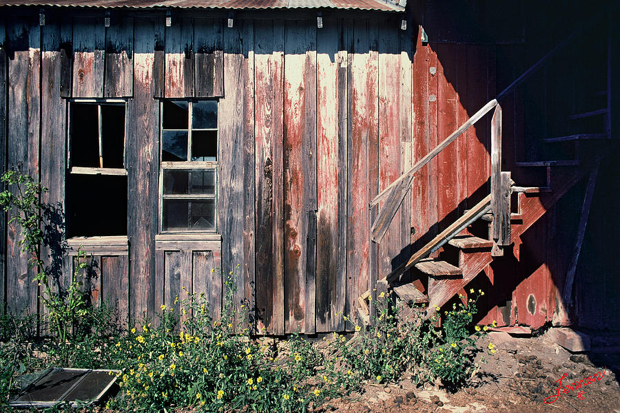 Old Barn Photograph - Stairway to Heaven by Charles Fennen