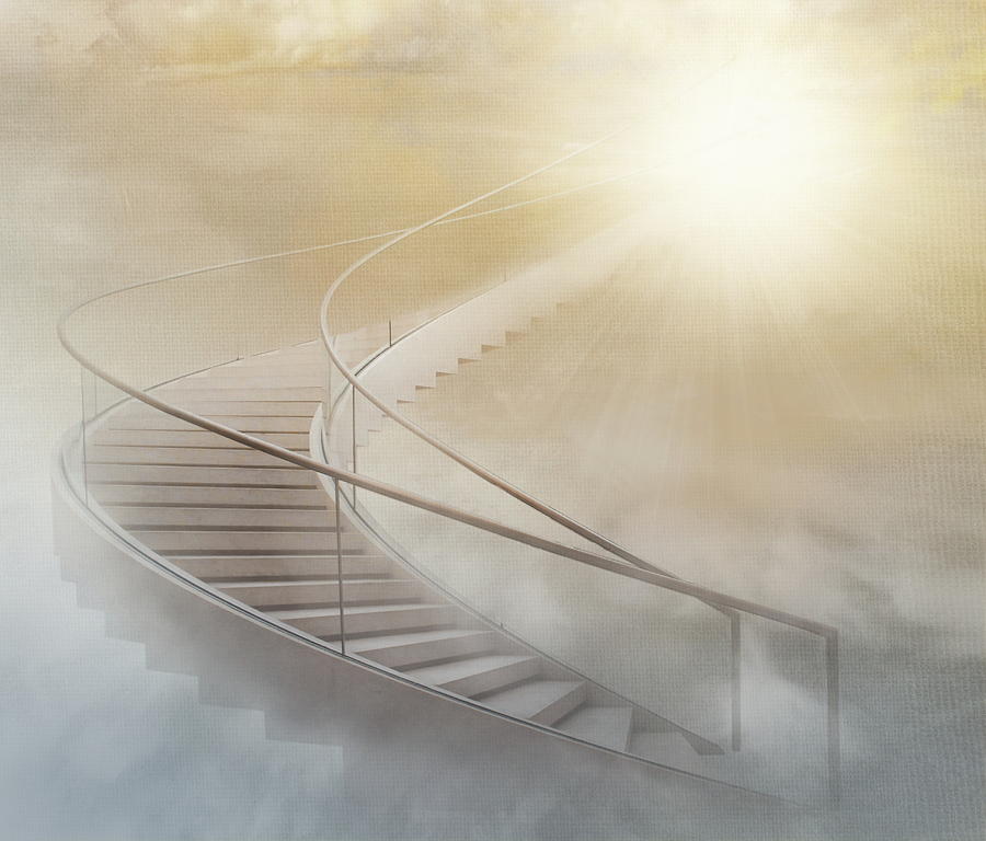 Fantasy Photograph - Stairway To Heaven by Gaby Grohovaz
