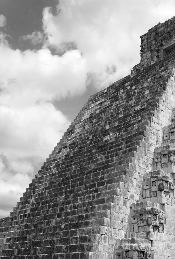 STAIRWAY TO HEAVEN Uxmal Mexico Photograph by John  Mitchell