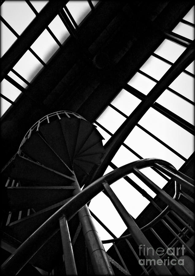Black And White Photograph - Stairway to Nowhere by James Aiken