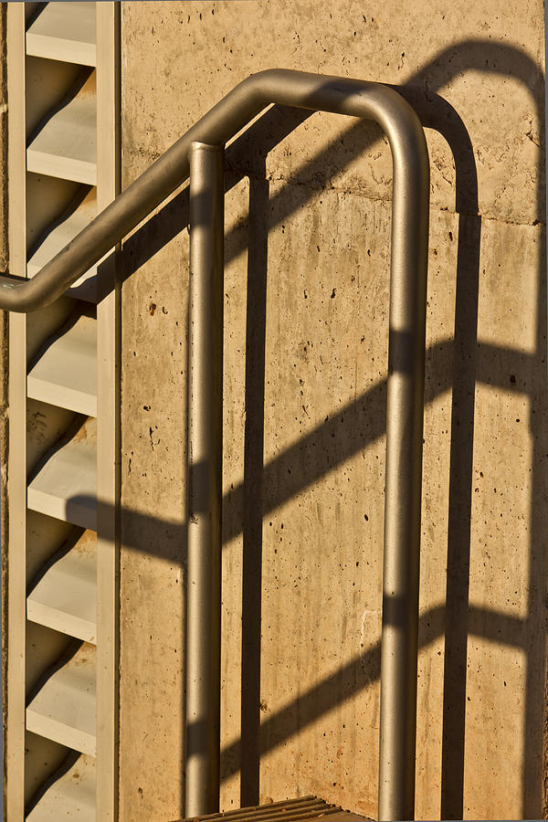 Stairwell at Tempe Center for the Arts Digital Art by Georgianne Giese