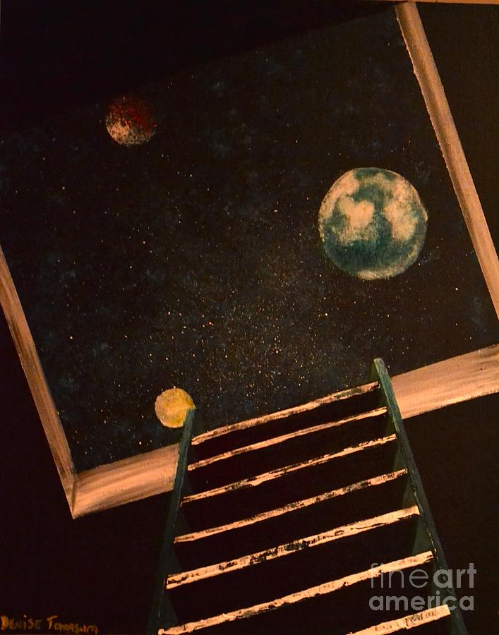 Stairwell To Heaven Painting by Denise Tomasura