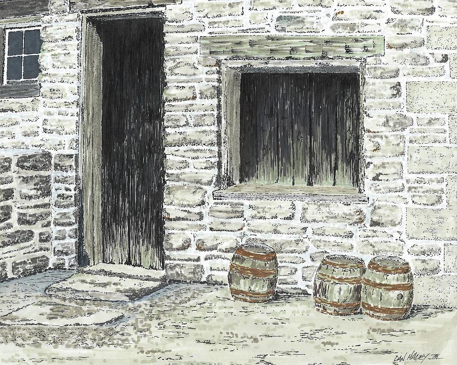 Brewery Drawing - Stale Ale by Dan Haley Brewery Drawing - Stale Ale by Dan Haley