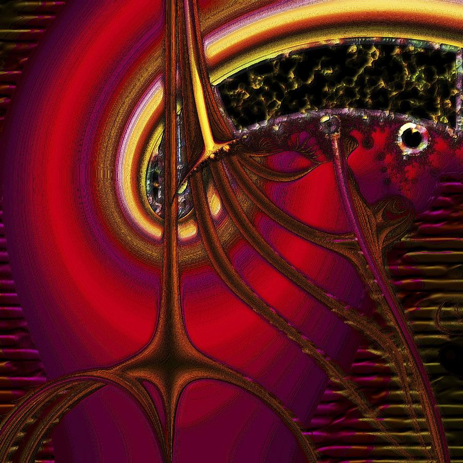 Abstract Digital Art - Stalker by Wendy J St Christopher