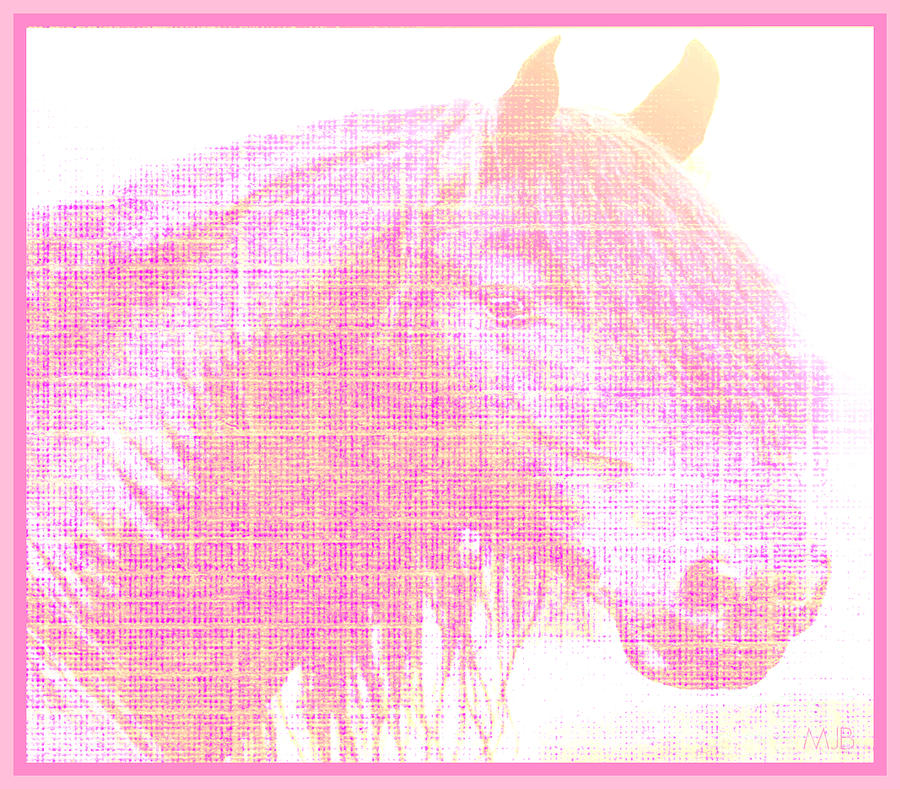 Stallion In Pink  Photograph by Mindy Bench