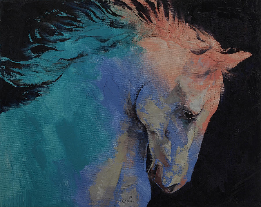 Stallion Painting by Michael Creese