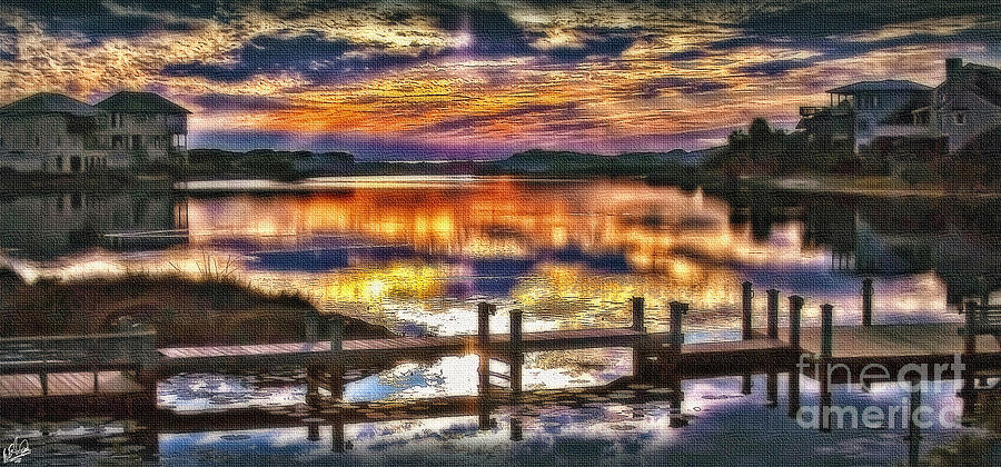 Stallworth Lake Sunset Photograph by Walt Foegelle