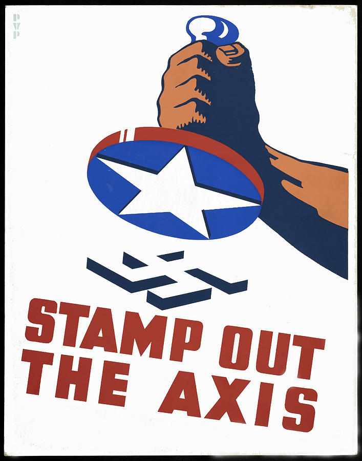 Axis Digital Art - Stamp Out The Axis by Unknown