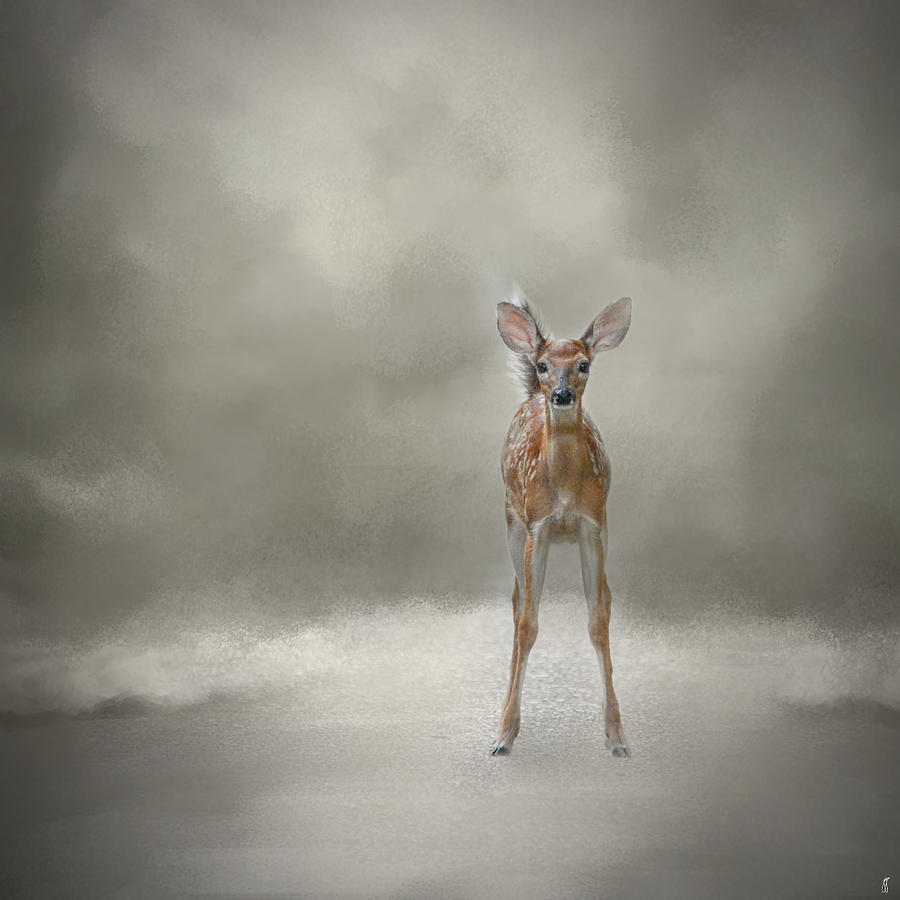 Stand Strong Little Fawn - Deer - Wildlife Photograph by Jai Johnson