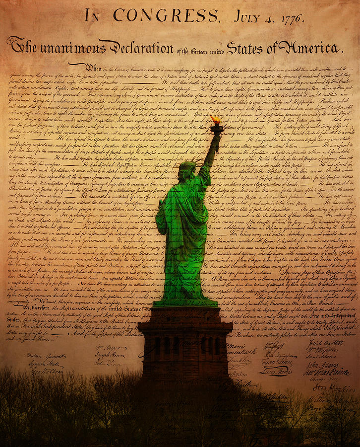 Statue Of Liberty Photograph - Stand Up for Freedom by Bill Cannon