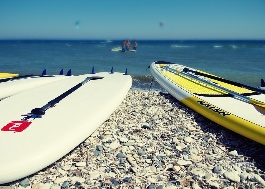 Up Movie Photograph - Stand Up Paddle Boards by Stelios Kleanthous