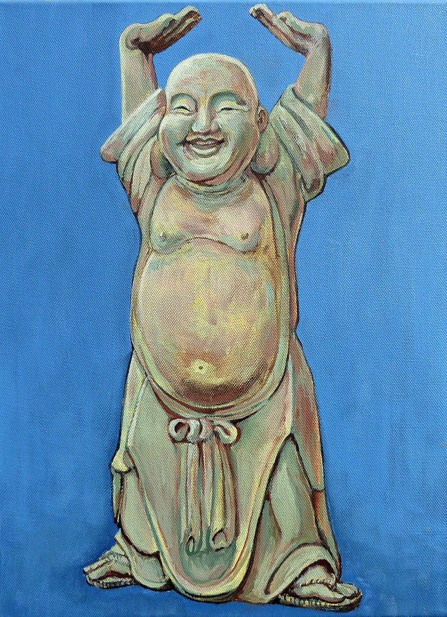 Standing Happy Painting by Tom Roderick