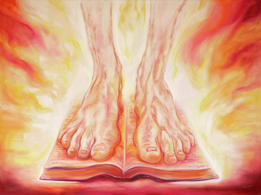 Inspirational Painting - Standing on The Promises by Jeanette Sthamann
