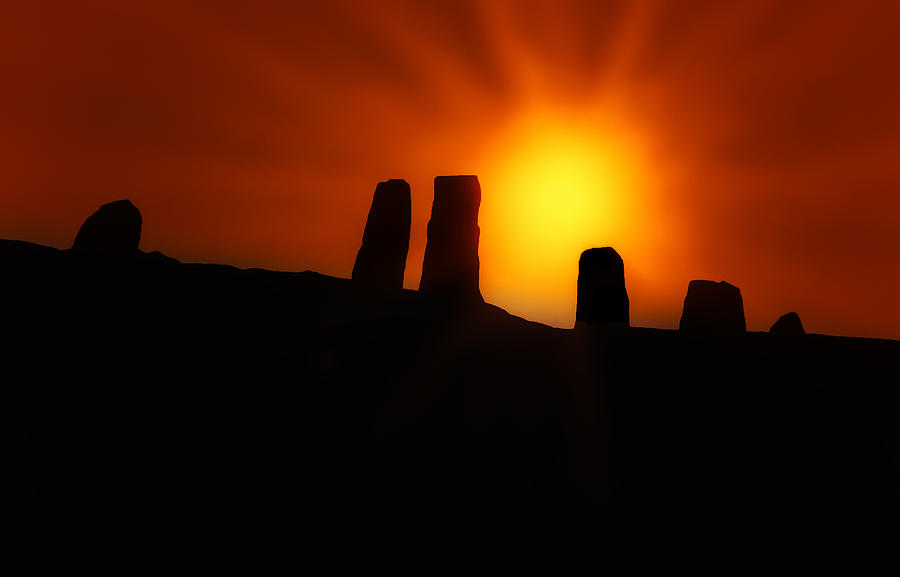 Standing Stones At Sunrise Photograph