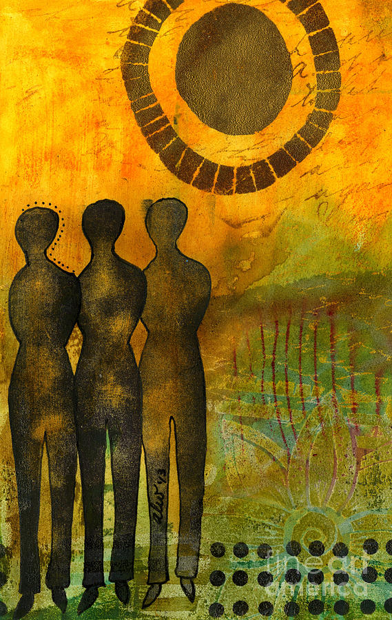 STANDing Together Forever Painting by Angela L Walker