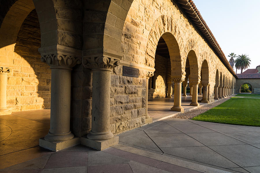 Stanford University Photograph - Stanford University Arches by Priya Ghose