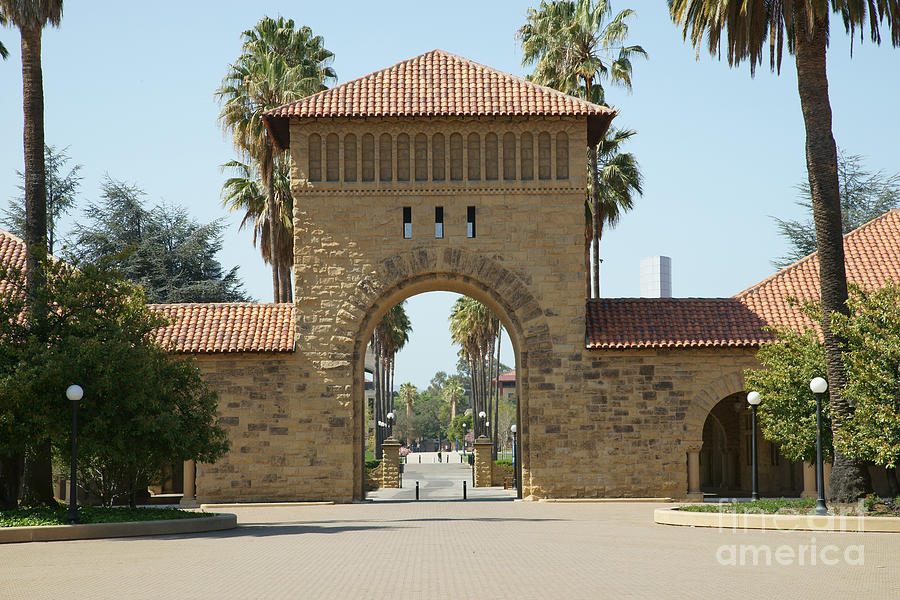 Stanford University Main Quad Palo Alto California DSC617 Photograph by Wingsdomain Art and Photography