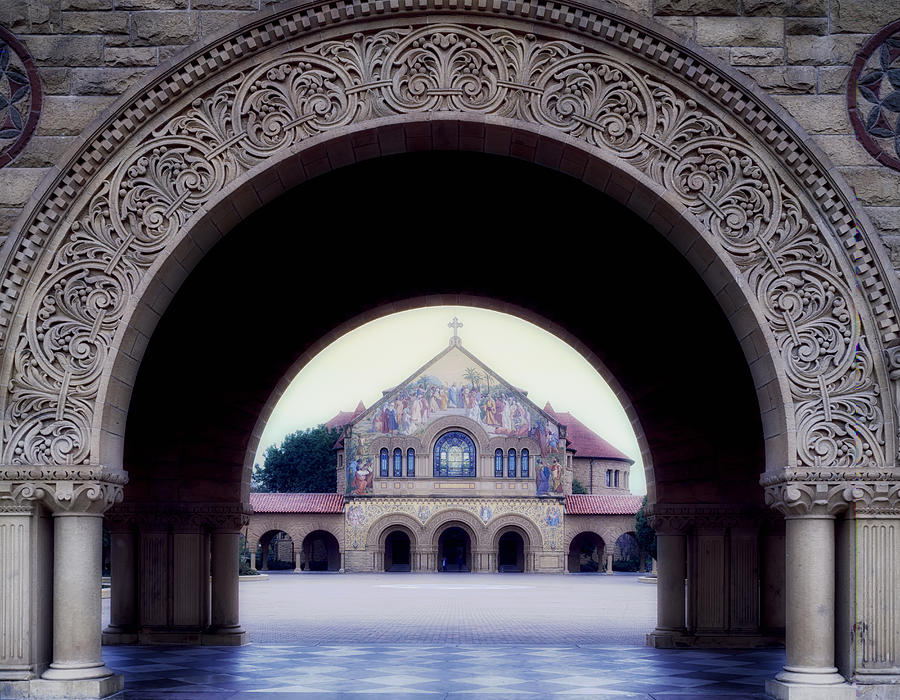 Stanford University Photograph - Stanford University Memorial Church by Mountain Dreams