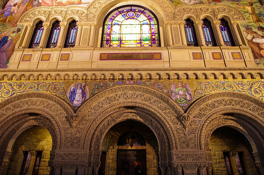 Stanford University Photograph - Stanford University Memorial Church Close Up by Scott McGuire