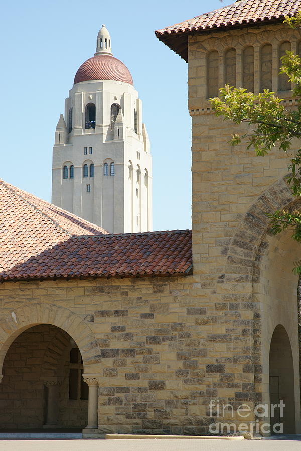 Stanford University Palo Alto California Hoover Tower DSC641 Photograph by Wingsdomain Art and Photography