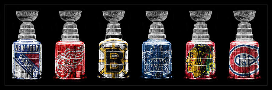 Stanley Cup Original Six Photograph by Andrew Fare - Pixels