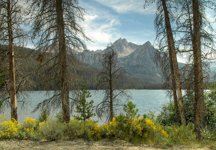 Stanley Lake in the Sawtooth National Recreation Area Idaho Photograph by Rob Huntley