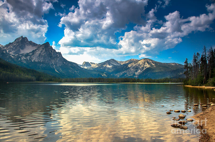 Stanley Lake Photograph by Robert Bales