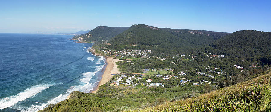 Stanwell Park Panorama Photograph by Nicholas Blackwell