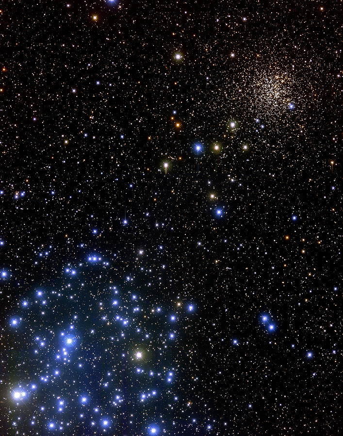 Star Clusters Photograph by J-c Cuillandre/canada-france-hawaii Telescope/science Photo Library