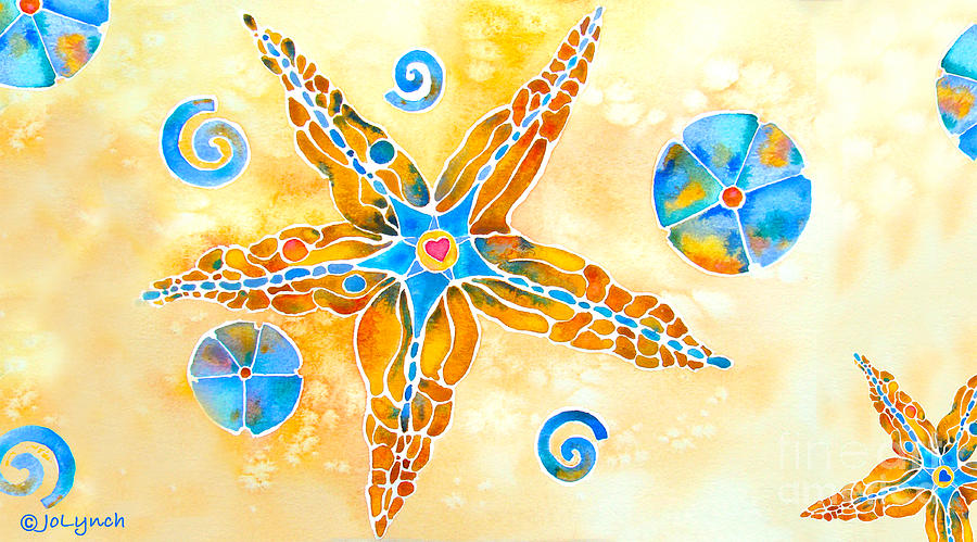 Star Fish Tampa Hospital Painting by Jo Lynch