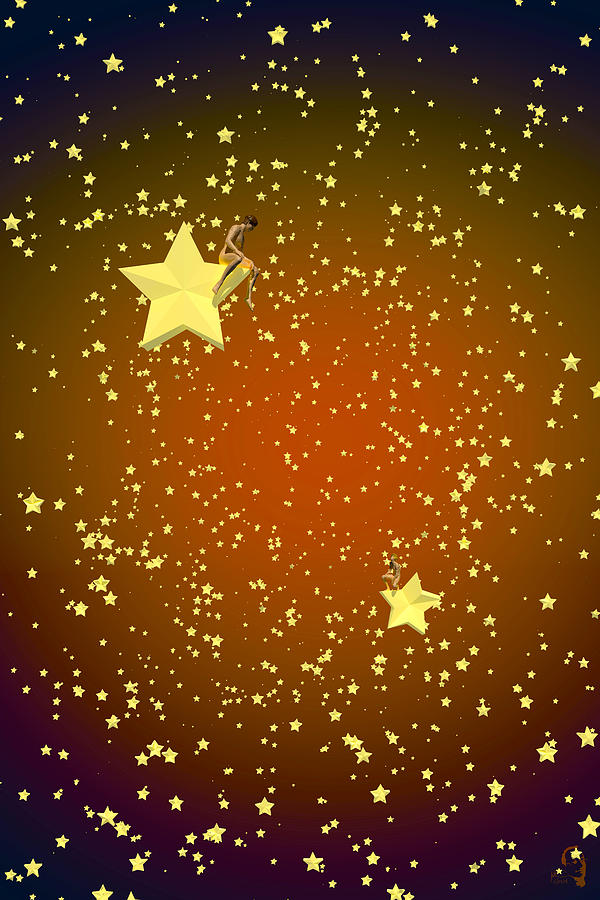 Star Gazers Digital Art by Matthew Lindley