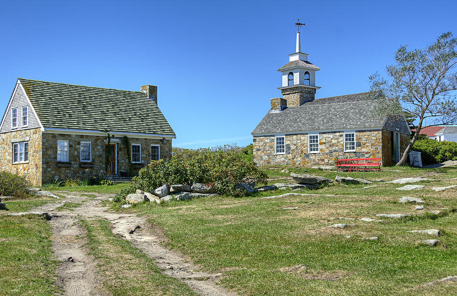 Star Island Village Photograph by Donna Doherty