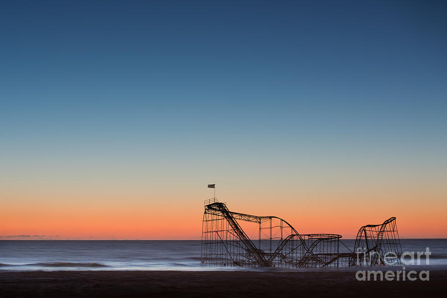 Michael Photograph - Star Jet Roller Coaster Hdr by Michael Ver Sprill Michael Photograph - Star Jet Roller Coaster Hdr by Michael Ver Sprill
