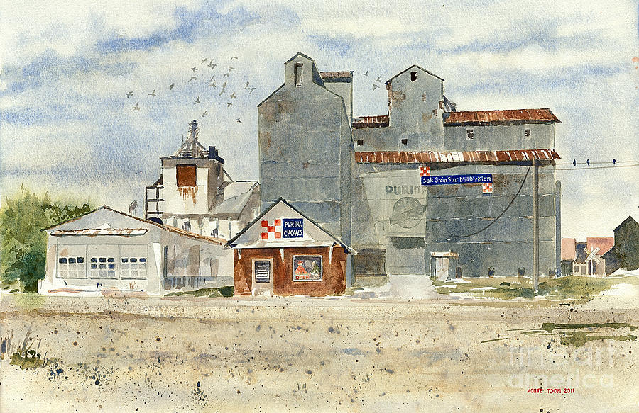 Star Mill Painting by Monte Toon