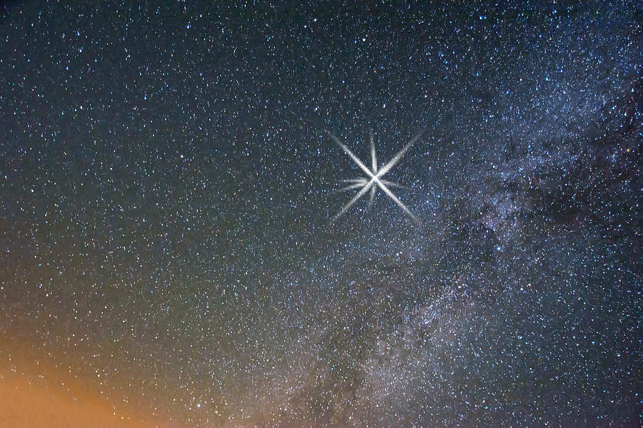 Little Star Photograph - Star Of Bethlehem by Randall Branham