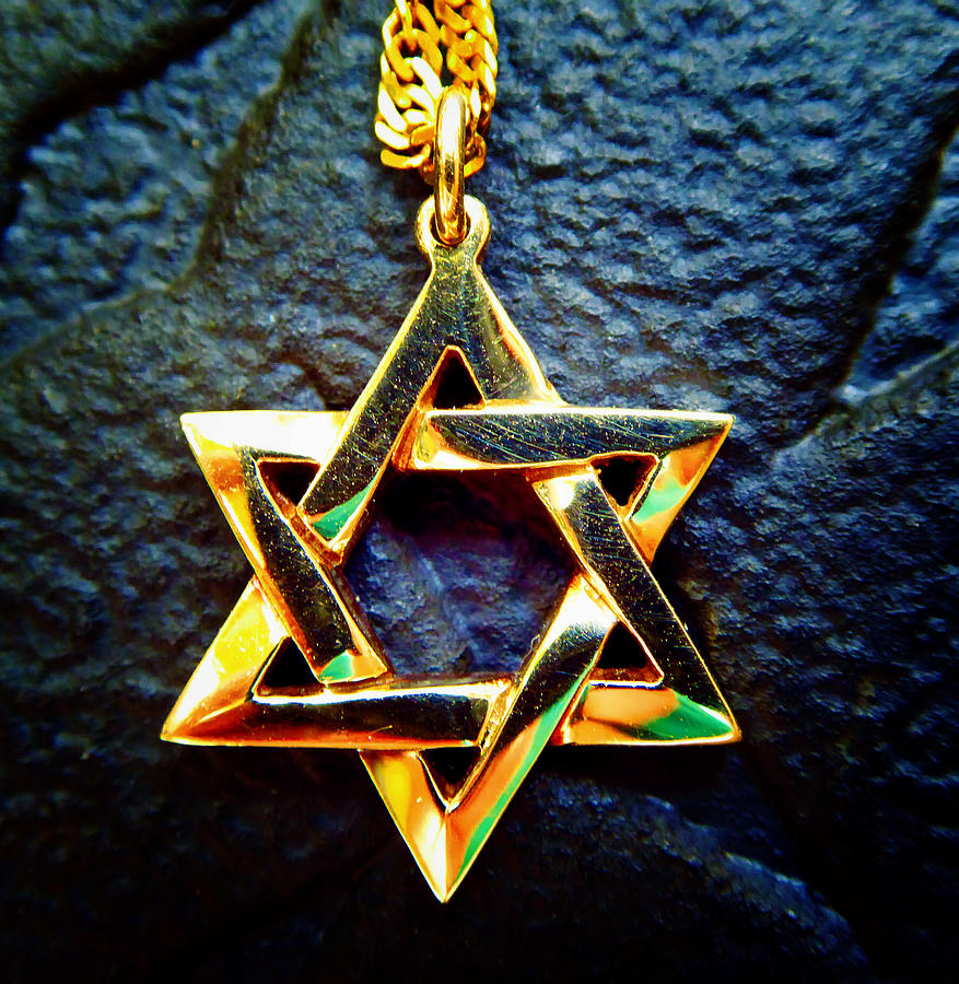 Star of David 3 Photograph by Laurie Tsemak