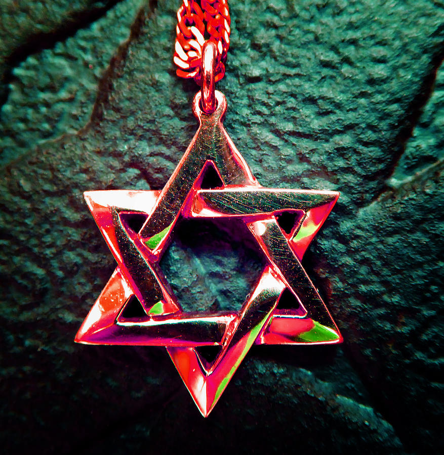 Star of David 4 Photograph by Laurie Tsemak