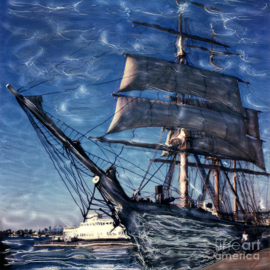 Star of India Ghost Ship Photograph by Glenn McNary