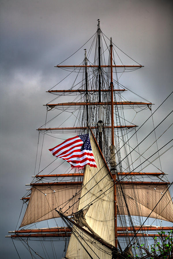 San Diego Photograph - Star of India Stars and Stripes by Peter Tellone
