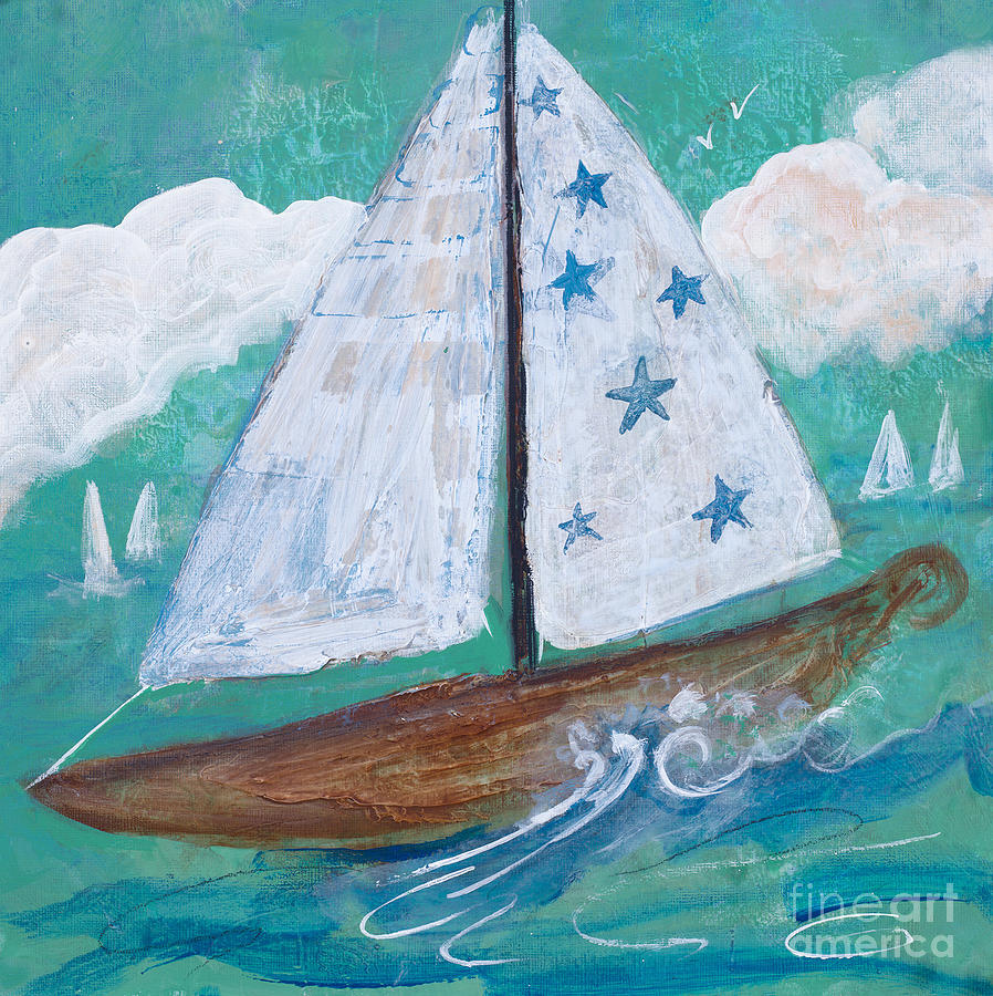 Star Sail Painting by Robin Pedrero