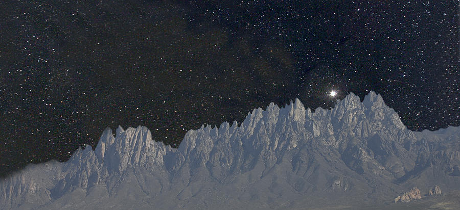 Star Shine Organ Mountains Photograph by Jack Pumphrey