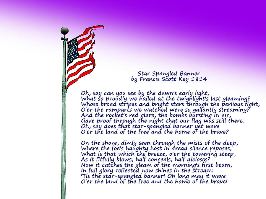 Star Spangled Banner 1814 Photograph by Pamela Hyde Wilson