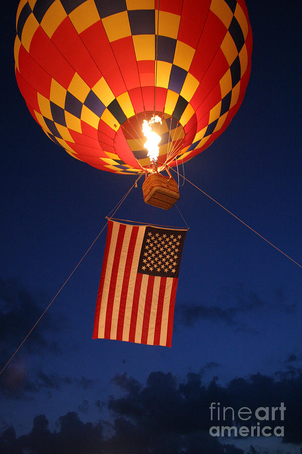 Star Spangled Glow Photograph by Paul Anderson